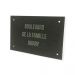 Ardoise plaque de rue personnalisée texte