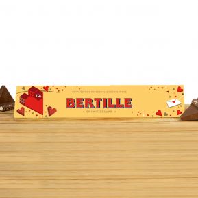 Toblerone 360g au Chocolat au Lait personnalisé Love