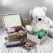 coffret de rangement avec nounours en fond- merci maîtresse