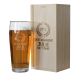 Pinte de bière gravée fête des mères