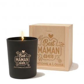 Bougie parfumée personnalisée Maman