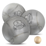 Boules de ptanque avec motifs gravs