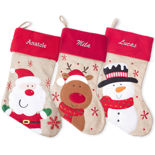 Bottes de Noël pour enfant personnalisées