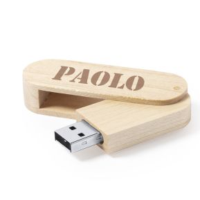 Clé USB 16 Go personnalisée en bois 