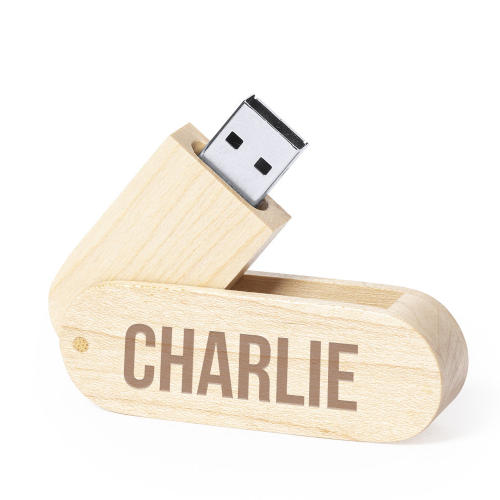 Clé USB 16Go personnalisée en bois 