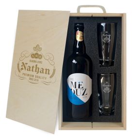 Coffret à bière personnalisé  3 pièces Label