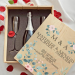 Boîte à Champagne Mariage - design aquarelle
