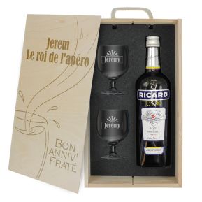 Coffret cadeau Ricard personnalisé Pastis