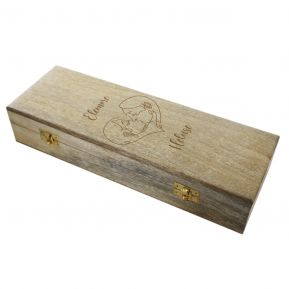 Coffret Rose en Or gravé One Love Coffret Rose en Or gravé One Love