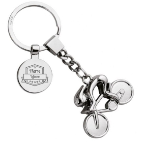 Porte-clés gravé course chronométrée 