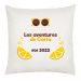 coussin plage personnalisé