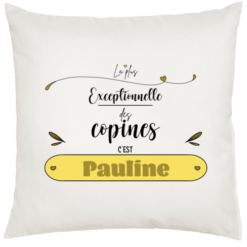 Coussin et housse en option à personnaliser