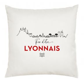 Coussin Fier d'être Lyonnais