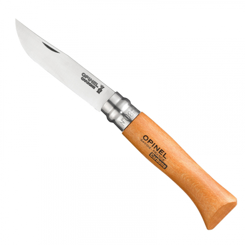 Couteau opinel n8 lame carbone