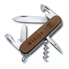 Couteau suisse wood avec manche en bois personnalisé