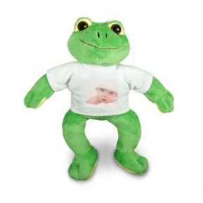 Doudou Grenouille personnalisé photo