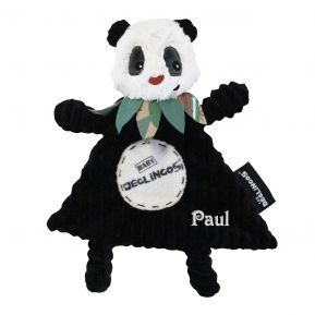 Mini Doudou Déglingos Rototos le panda personnalisé