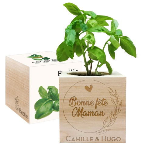 Ecocube personnalisé Fête des Mères - cadeau Maman