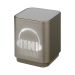 Enceinte grise Boombox Bluetooth lumineuse gravée Casque