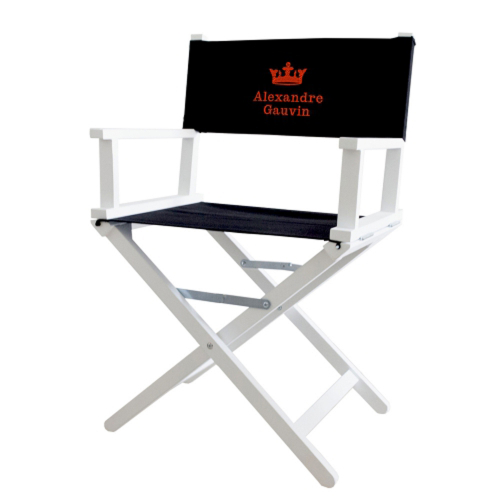 Fauteuil de réalisateur Adulte brodé motif et prénom