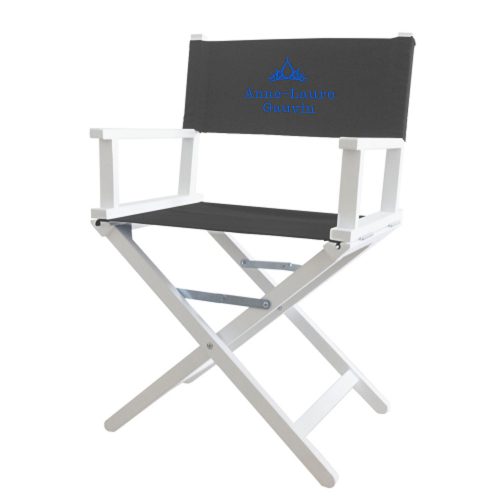Fauteuil de star de cinéma Adulte brodé motif et prénom