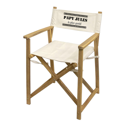 Fauteuil de réalisateur imprimé bobine de film