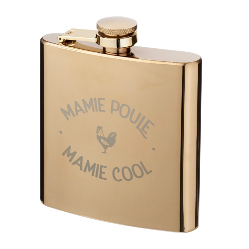 Flasque dorée Mamie Poule Mamie Cool