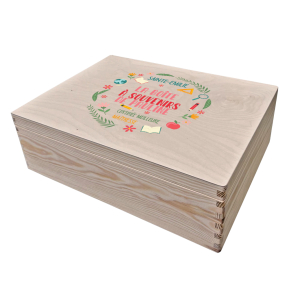 Boîte à souvenirs pour la maîtresse