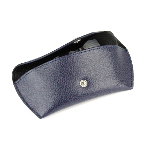 Etui à lunettes rigide bleu 