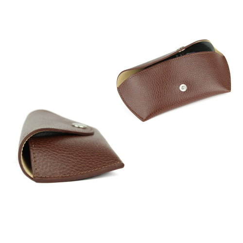 Etui à lunettes marron 