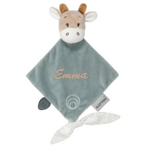 Mini doudou Luna la Girafe brodé avec prénom