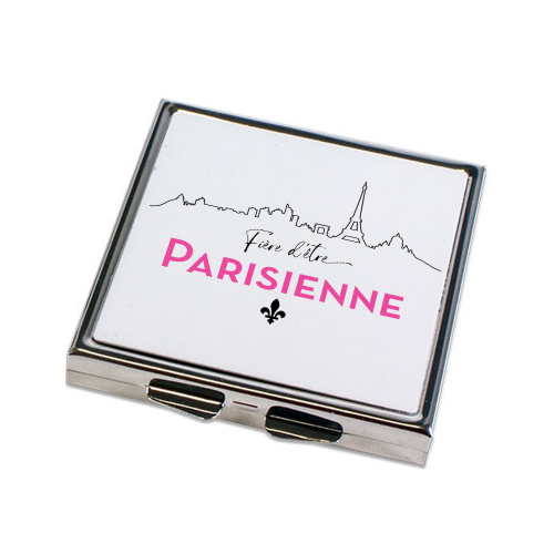 Miroir de poche Fier d'être Parisien 