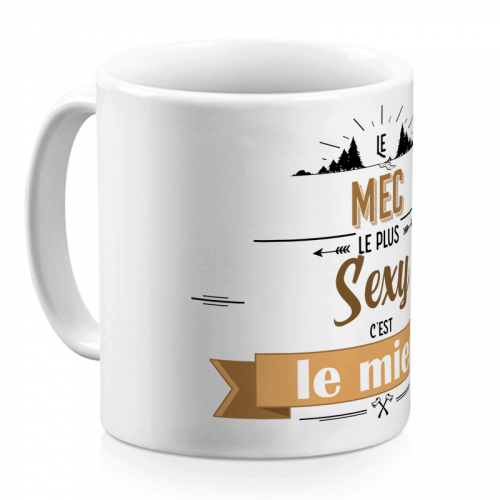 Mug personnalisé Explorateur - marron