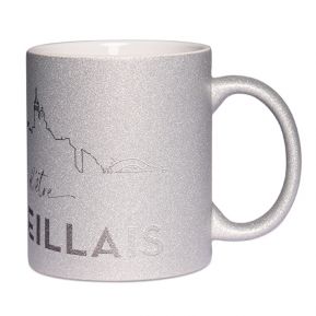 Mug à paillettes Fier d'être Marseillais