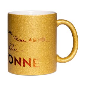 Mug à paillettes Fier d'être Breton