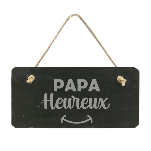 Plaque de porte Papa heureux