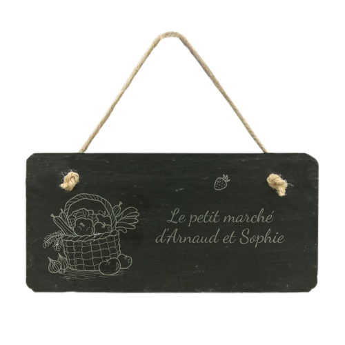 Plaque de porte de cuisine personnalisée - Panier