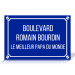 Plaque de rue personnalisée sur plaque aluminium