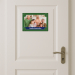plaque en aluminium style boulevard porte