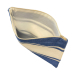 Pochette style fouta brodée d'un prénom de haut