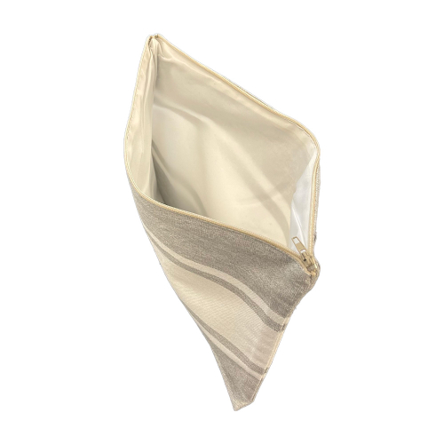 Pochette style fouta en biais
