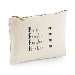 Pochette multi-usage Les qualités de Papa