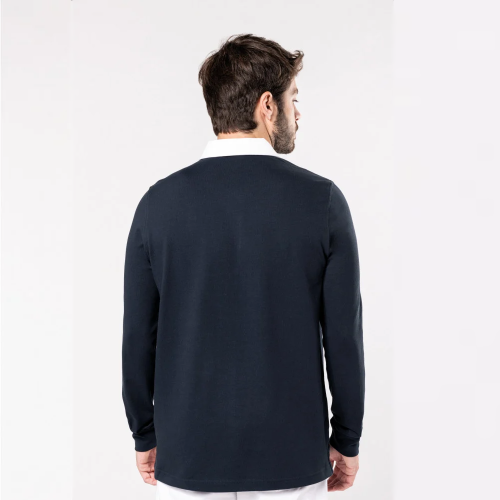 Polo rugby bleu marine