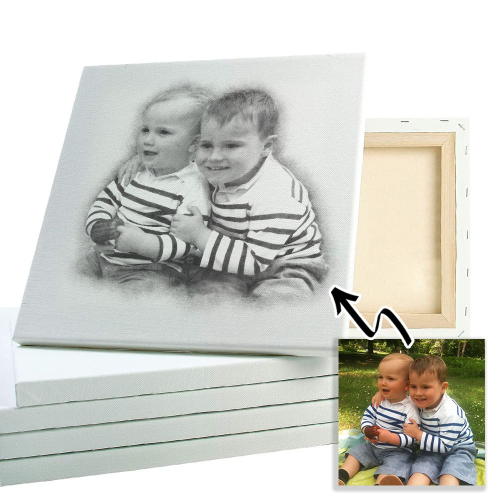 Toile fusain enfants