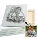 Toile fusain enfants