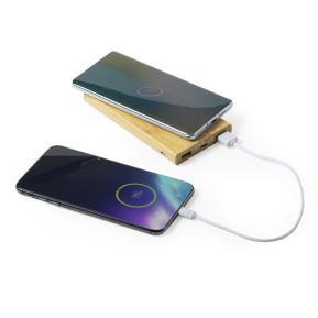 Power Bank bambou gravé - 6 000 mAh 