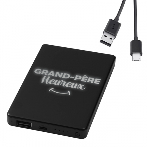 Powerbank lumineux Grand-père heureux