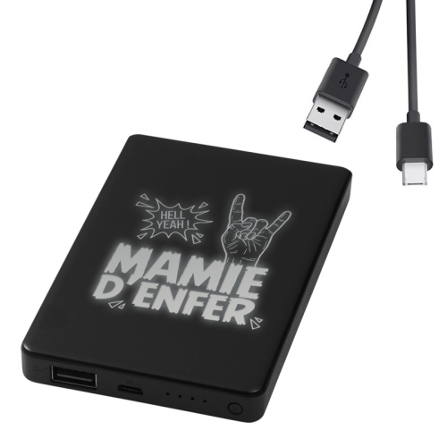 Powerbank lumineux Mamie d'Enfer