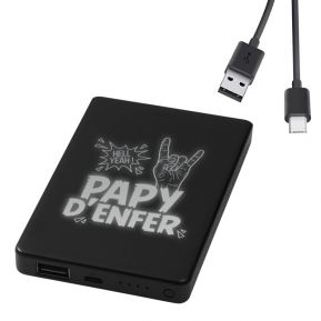 Powerbank lumineux Papy d'Enfer