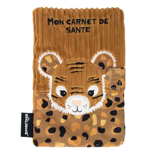 Housse de carnet de santé Spéculos le tigre